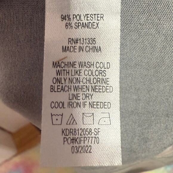 Nine Britton Willow floral maxi dress black – 1X - Picture 8 of 8